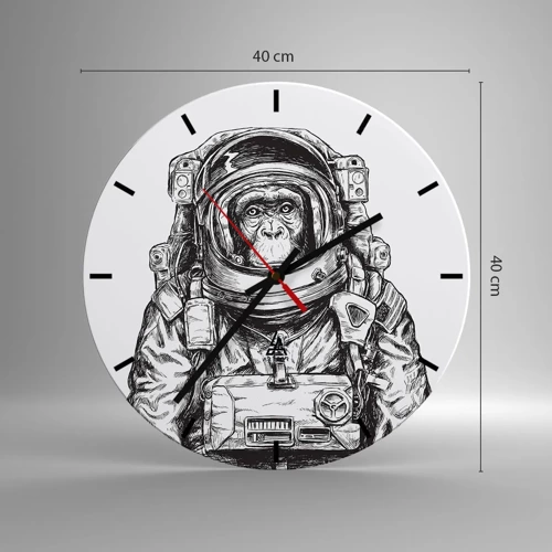 Nástěnné hodiny - Alternativní vývoj - 40x40 cm