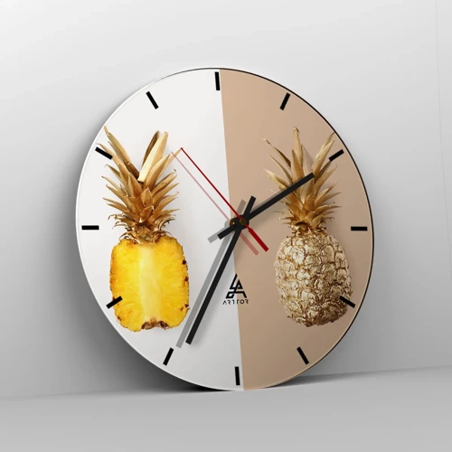 Nástěnné hodiny - Ananas pro nás - 30x30 cm