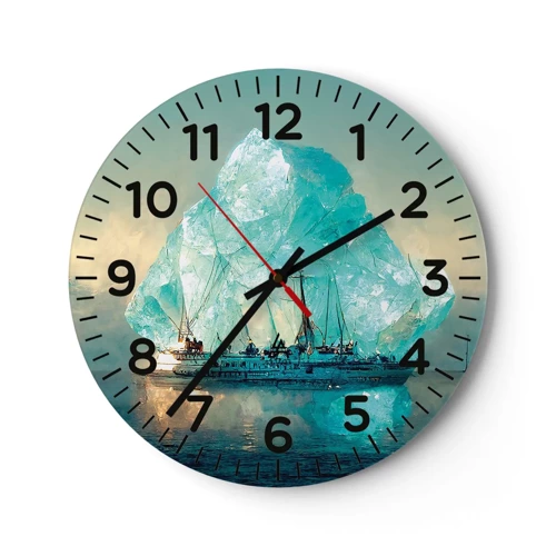 Nástěnné hodiny - Arktický briliant - 30x30 cm