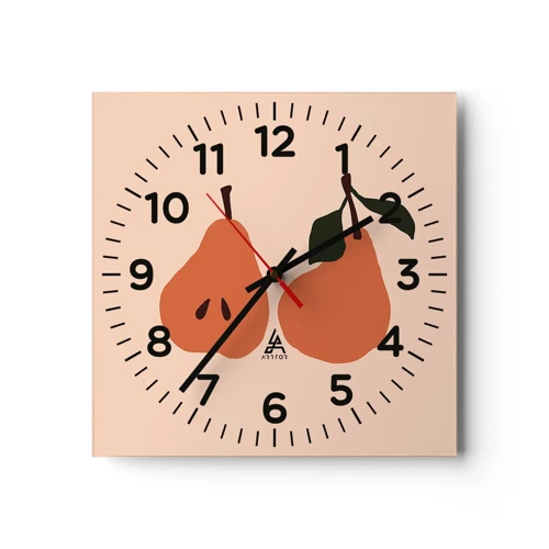 Nástěnné hodiny - Čirá sladkost - 30x30 cm