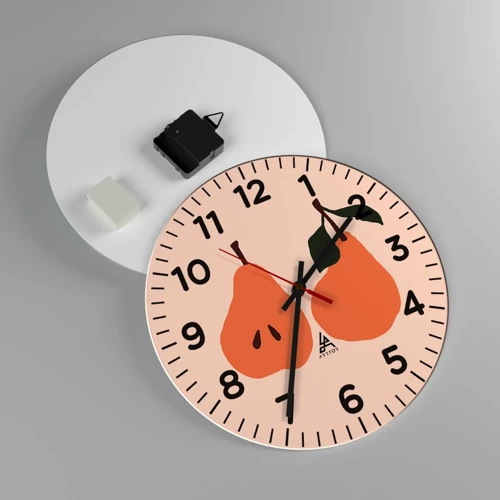 Nástěnné hodiny - Čirá sladkost - 30x30 cm