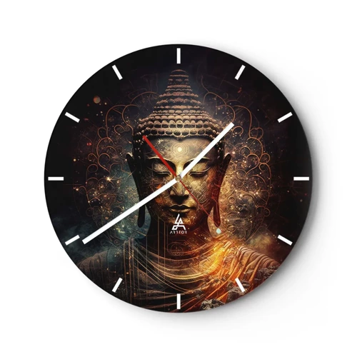 Nástěnné hodiny - Duchovní rovnováha - 30x30 cm