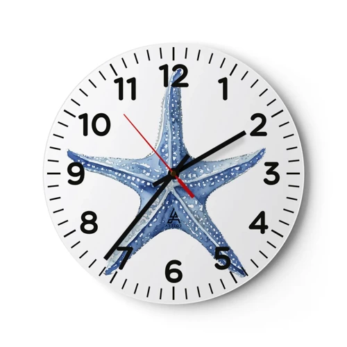 Nástěnné hodiny - Hvězda moře - 30x30 cm