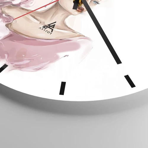 Nástěnné hodiny - Jako malovaná… - 40x40 cm