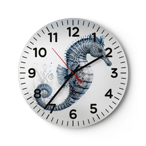 Nástěnné hodiny - Jemný vtip přírody - 30x30 cm