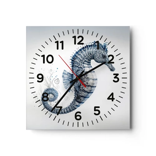 Nástěnné hodiny - Jemný vtip přírody - 40x40 cm