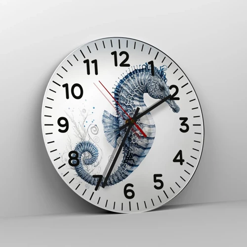 Nástěnné hodiny - Jemný vtip přírody - 40x40 cm