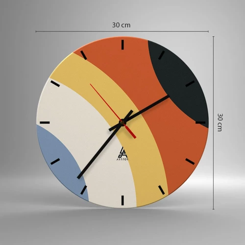 Nástěnné hodiny - K sobě samému - 30x30 cm