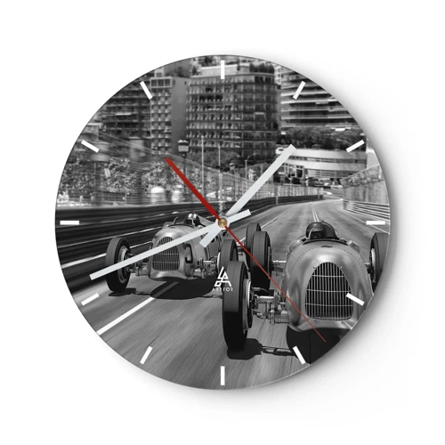 Nástěnné hodiny - Kdysi dávno v Monte Carlu - 30x30 cm