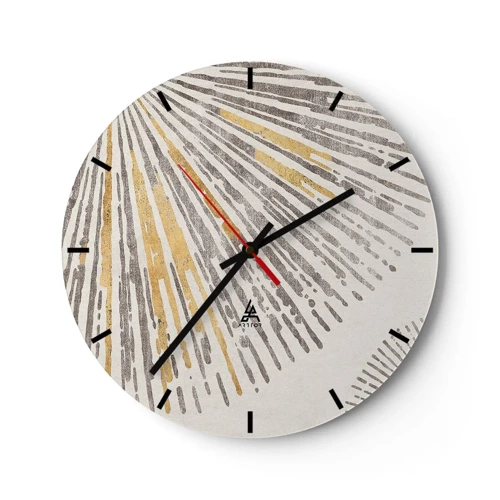 Nástěnné hodiny - Krása paprsku - 30x30 cm