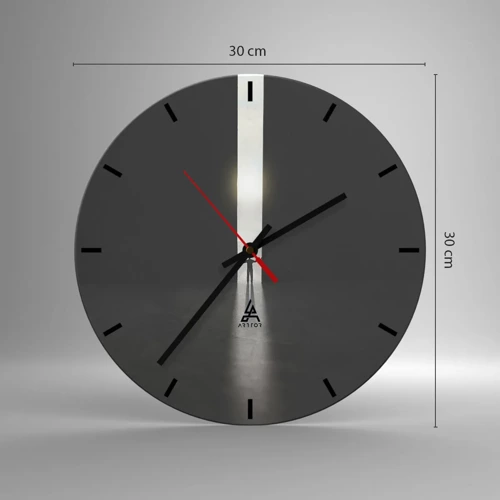 Nástěnné hodiny - Krok ke světlé budoucnosti - 30x30 cm