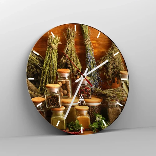 Nástěnné hodiny - Kuchyňská kouzla - 40x40 cm