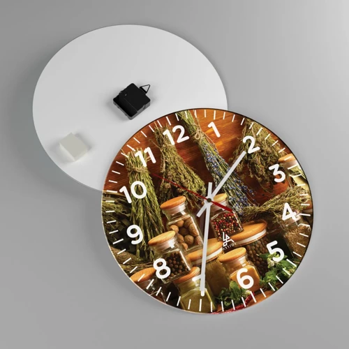 Nástěnné hodiny - Kuchyňská kouzla - 40x40 cm