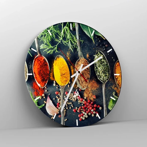 Nástěnné hodiny - Kulinářská magie - 40x40 cm