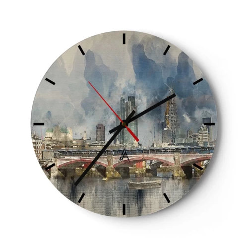 Nástěnné hodiny - Londýn v celé své kráse - 30x30 cm