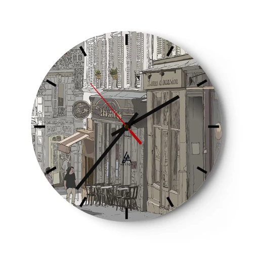 Nástěnné hodiny - Městské radosti - 30x30 cm