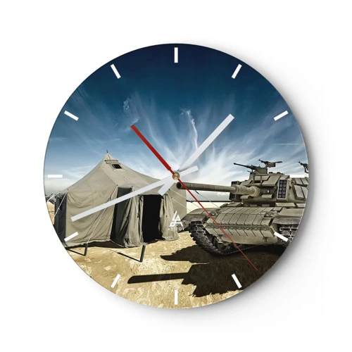 Nástěnné hodiny - Militantní sen - 30x30 cm