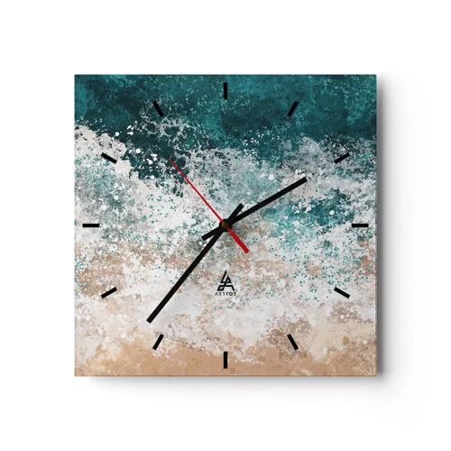 Nástěnné hodiny - Mořské příběhy - 30x30 cm