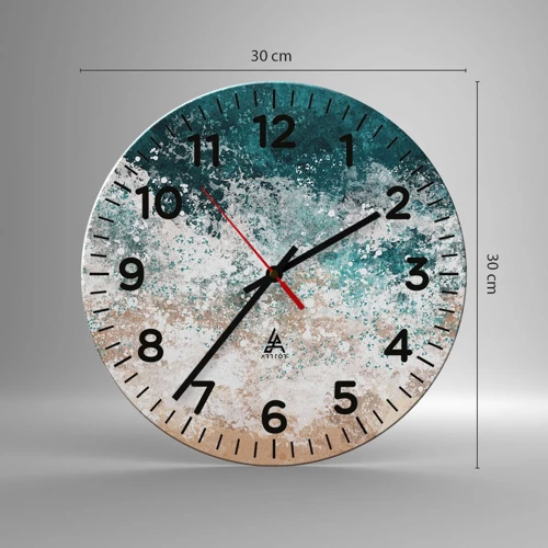 Nástěnné hodiny - Mořské příběhy - 30x30 cm