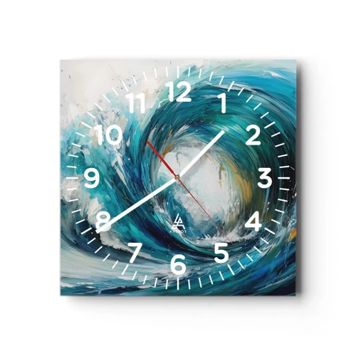 Nástěnné hodiny - Mořský portál - 40x40 cm