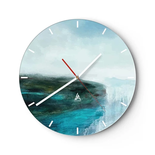 Nástěnné hodiny - Námořní abstrakce - 30x30 cm