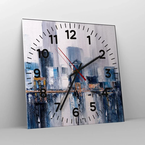 Nástěnné hodiny - Newyorská imprese - 40x40 cm