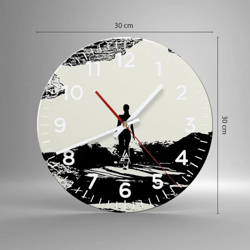 Nástěnné hodiny - Nový pohled - 30x30 cm
