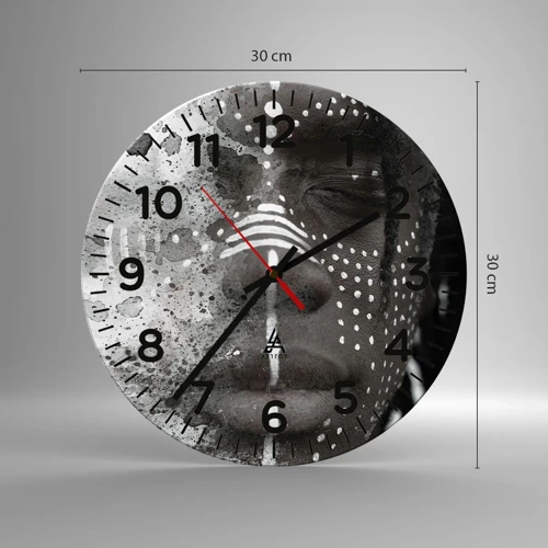 Nástěnné hodiny - Objev původního ducha - 30x30 cm