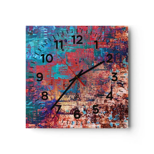 Nástěnné hodiny - Paměť a zapomnění - 30x30 cm