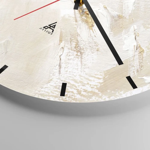 Nástěnné hodiny - Pastelová kompozice - 30x30 cm