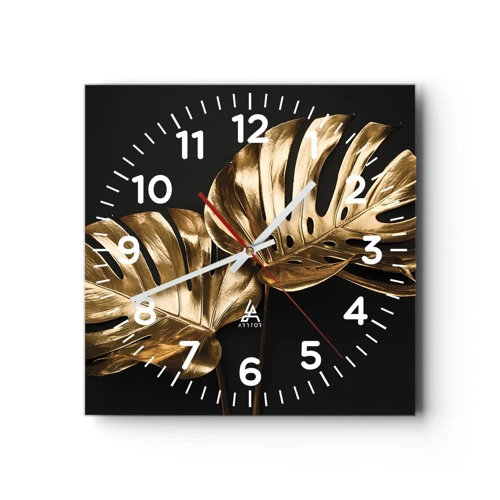 Nástěnné hodiny - Poklady přírody - 40x40 cm