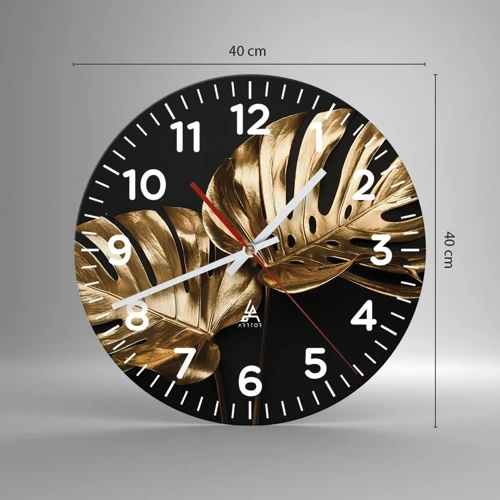 Nástěnné hodiny - Poklady přírody - 40x40 cm