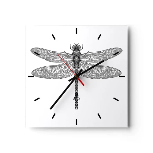 Nástěnné hodiny - Přesnost přírody - 30x30 cm