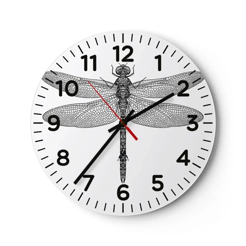 Nástěnné hodiny - Přesnost přírody - 40x40 cm
