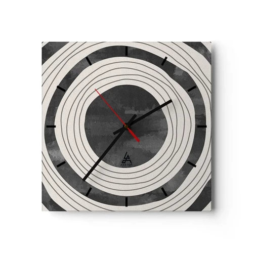 Nástěnné hodiny - Přesný zásah - 40x40 cm