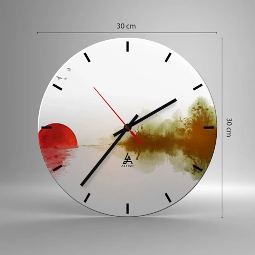 Nástěnné hodiny - Příslib klidu - 30x30 cm