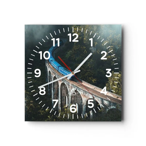 Nástěnné hodiny - Přitažlivost přírody - 30x30 cm