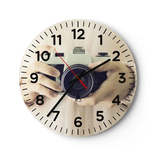 Nástěnné hodiny - Pro více informací… - 30x30 cm