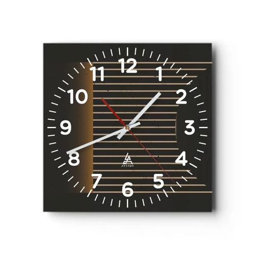 Nástěnné hodiny - Prozkoumat temnotu - 40x40 cm