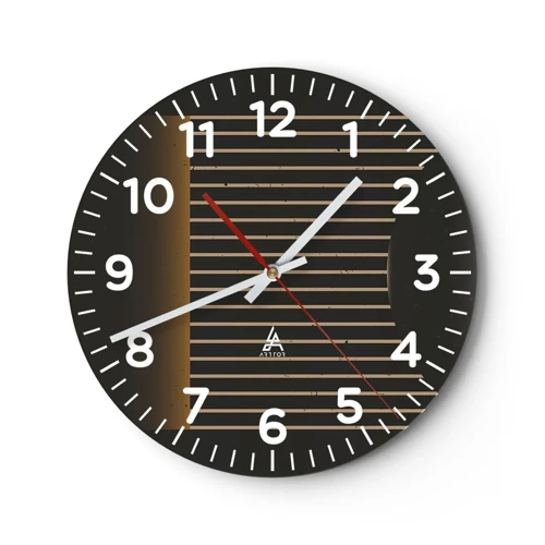 Nástěnné hodiny - Prozkoumat temnotu - 40x40 cm