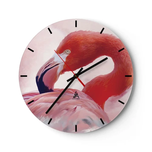 Nástěnné hodiny - Ptačí krása - 40x40 cm