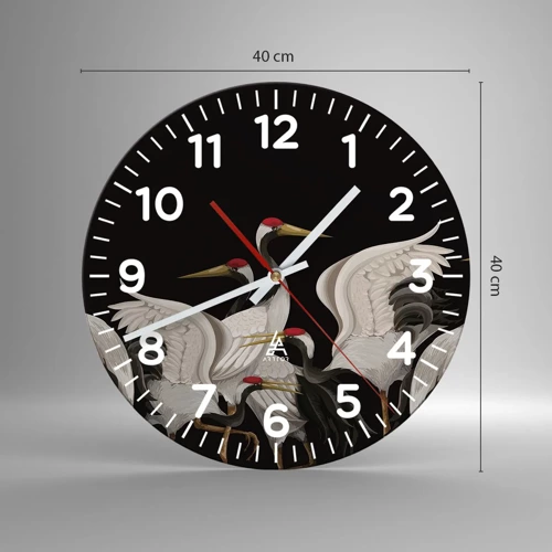 Nástěnné hodiny - Ptačí záležitosti - 40x40 cm