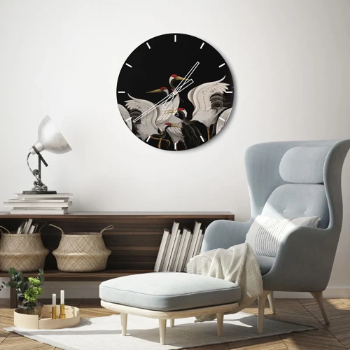 Nástěnné hodiny - Ptačí záležitosti - 40x40 cm