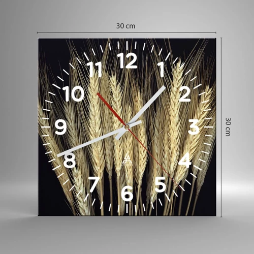 Nástěnné hodiny - Rustikální magie - 30x30 cm