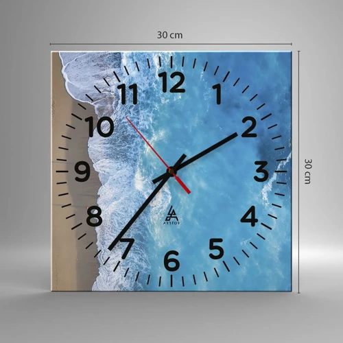 Nástěnné hodiny - Síla modři - 30x30 cm