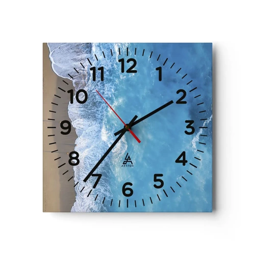 Nástěnné hodiny - Síla modři - 40x40 cm