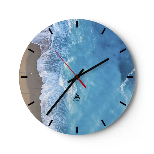 Nástěnné hodiny - Síla modři - 40x40 cm