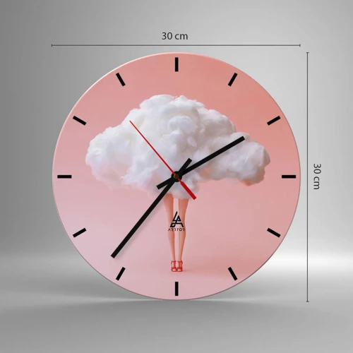 Nástěnné hodiny - Sladký slib - 30x30 cm