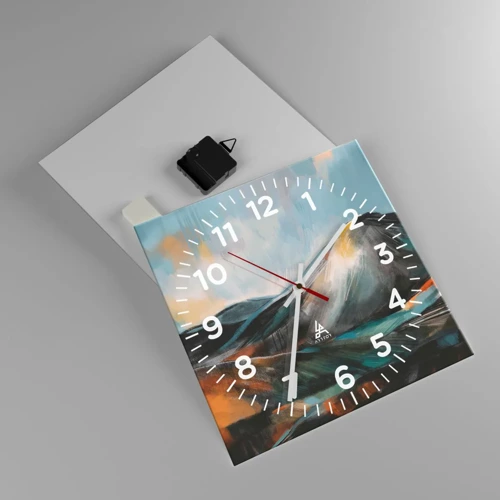 Nástěnné hodiny - Syrové i krásné - 30x30 cm