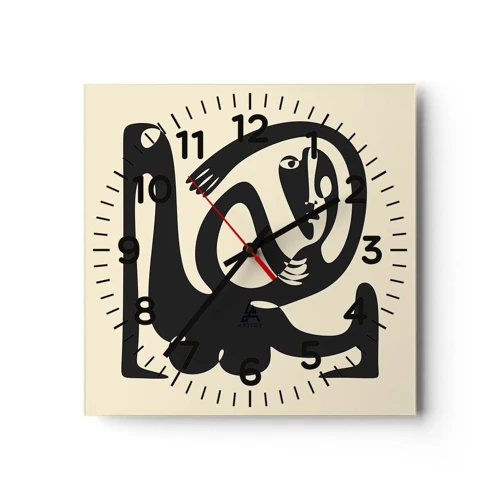 Nástěnné hodiny - Téměř Picasso - 30x30 cm